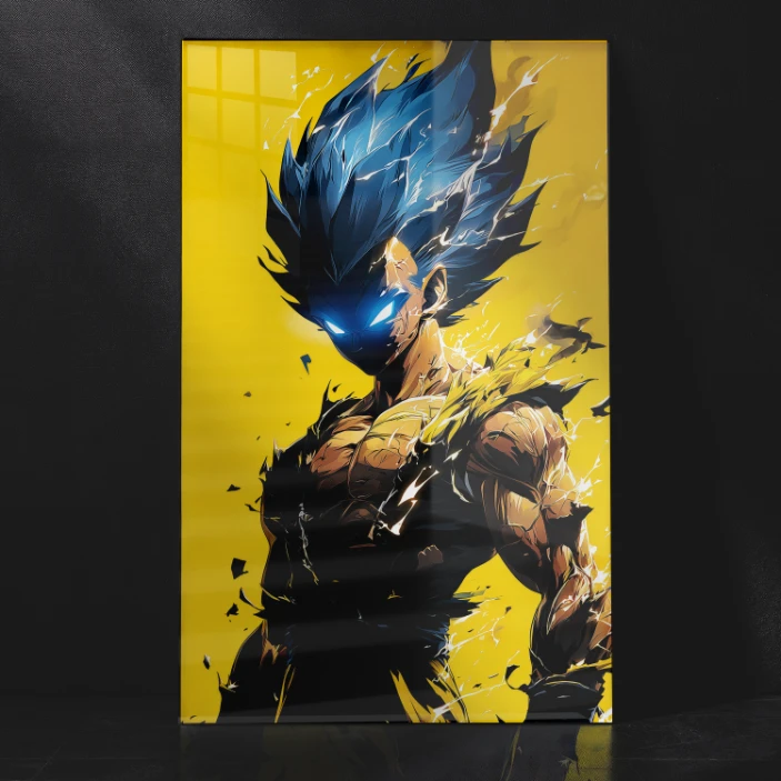 Ultra Ego Vegeta Wall Art DBZ Metal Wall Poster