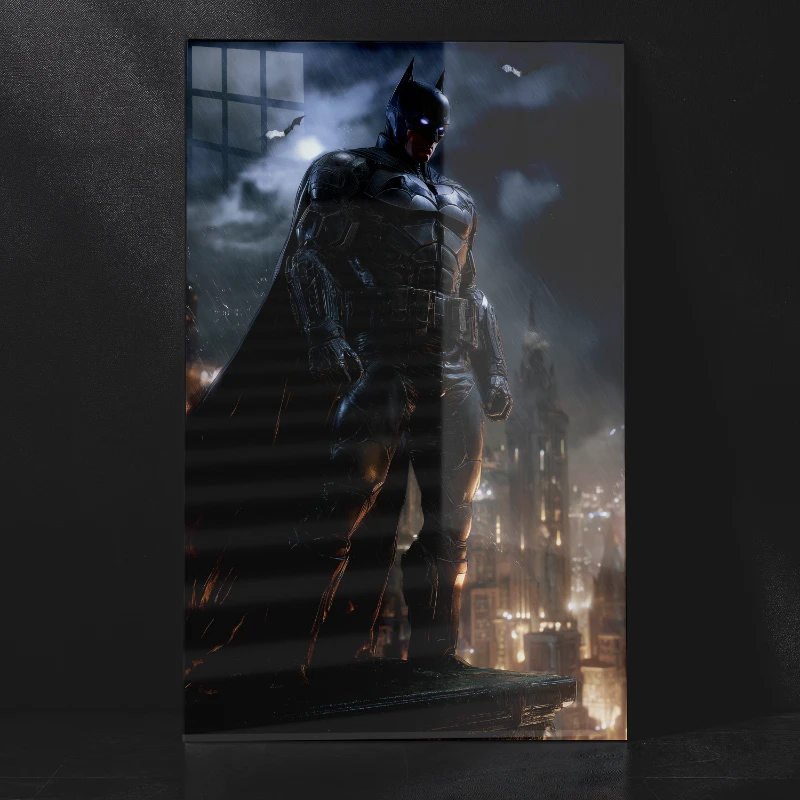 Dark Knight Batman Metal Print – Modern Wall Decor