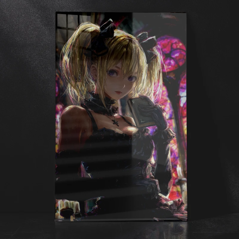 Misa Amane Death Note Wall Art Metal Poster
