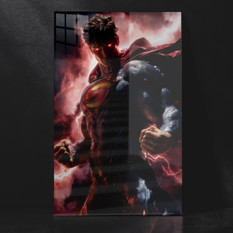 Unstoppable Force Superman Metal Wall Art