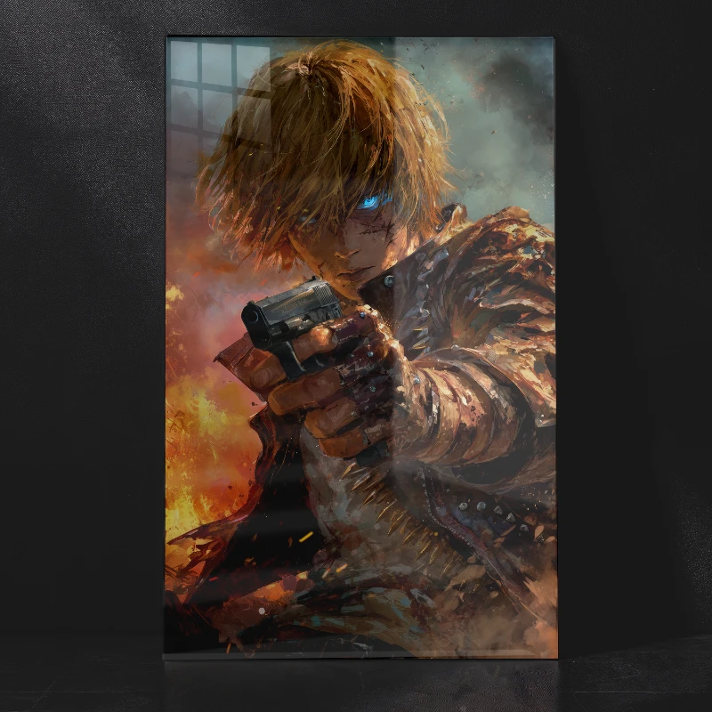 Extream Light Yagami Death Note Wall Art Metal Poster