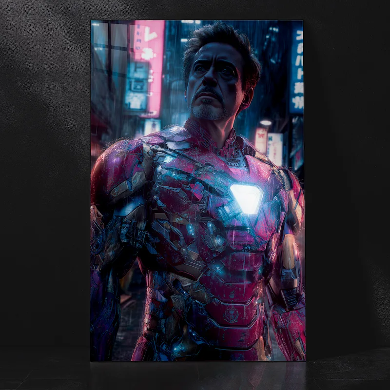Marvel Tony Stark Cool Attitude Metal Poster